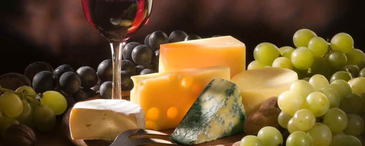 Wine and cheese