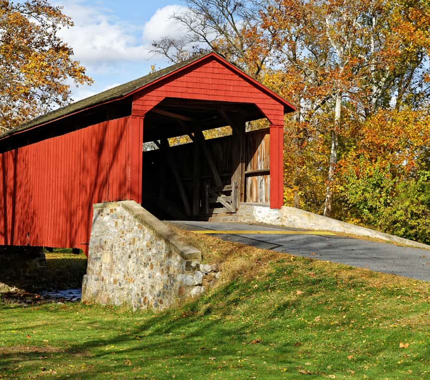 covered bridge in Pennsylvania