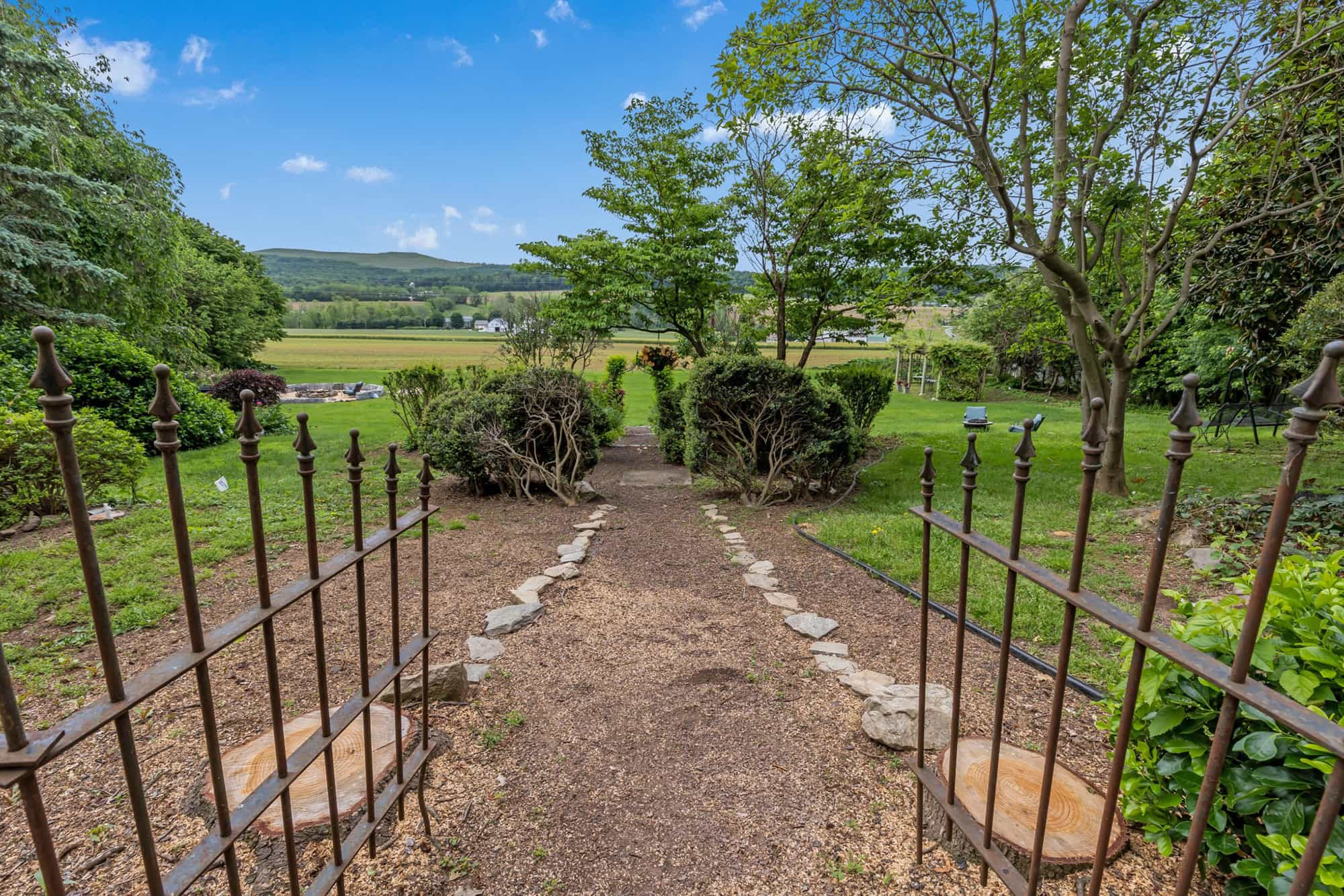 bridal path on a sunny day at our bed and breakfast in Pennsylvania Amish Country